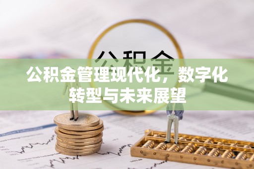 茅箭公积金管理现代化，数字化转型与未来展望