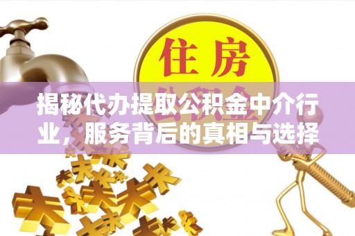 茅箭揭秘代办提取公积金中介行业，服务背后的真相与选择指南