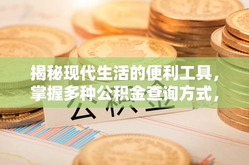 茅箭揭秘现代生活的便利工具，掌握多种公积金查询方式，让财富管理更轻松