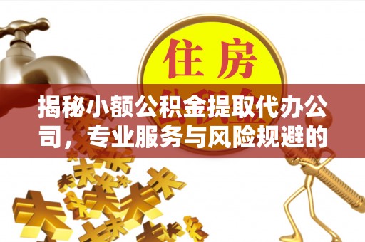 茅箭揭秘小额公积金提取代办公司，专业服务与风险规避的平衡艺术